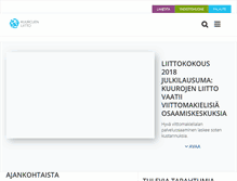 Tablet Screenshot of kuurojenliitto.fi
